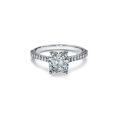 tiffany novo cushion replica|1.7 cushion cut engagement ring.